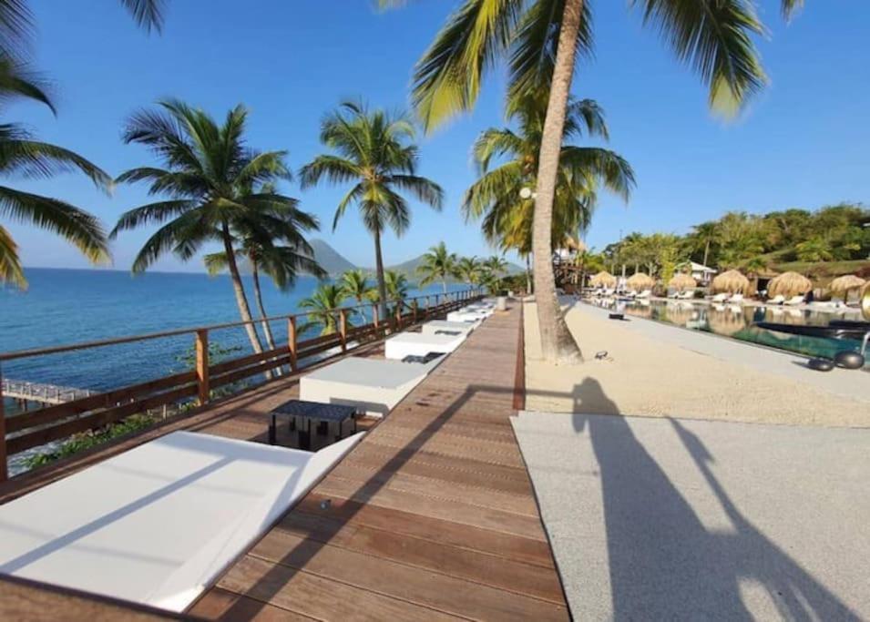 Appartement Terrasse Vue Mer Et Piscine Ле-Диаман Экстерьер фото